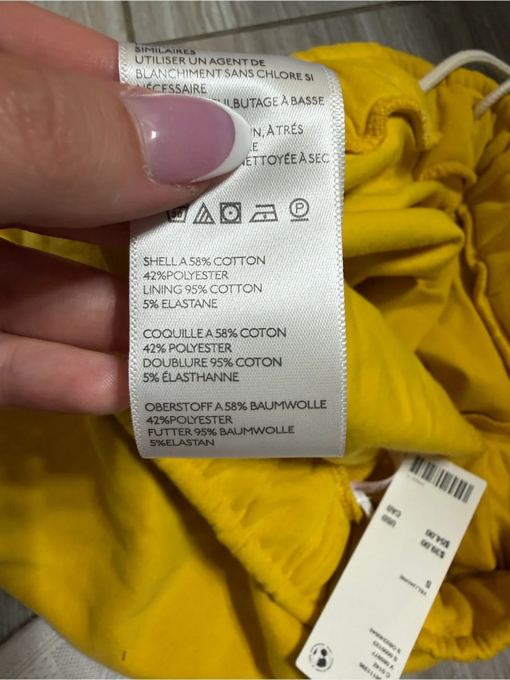 Urban outfitters Yellow 'World Class' skirt with Shorts, new with tags